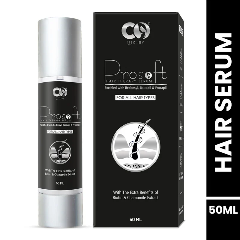 CO Luxury Prosoft Hair Serum With Redensyl, Procapil & Baicapil For Hairfall Control And Hair Regrowth- For All Hair Types