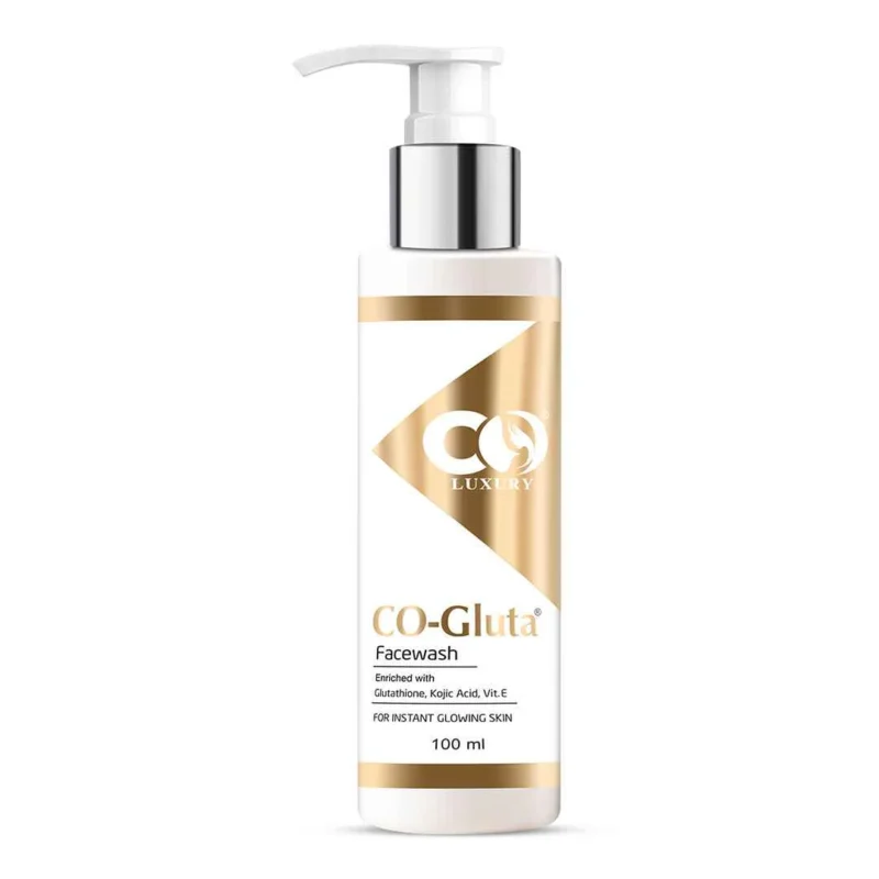 Co Luxury Gluta Face Wash with Kojic Acid, Glycolic Acid & Vitamin C - Image 2