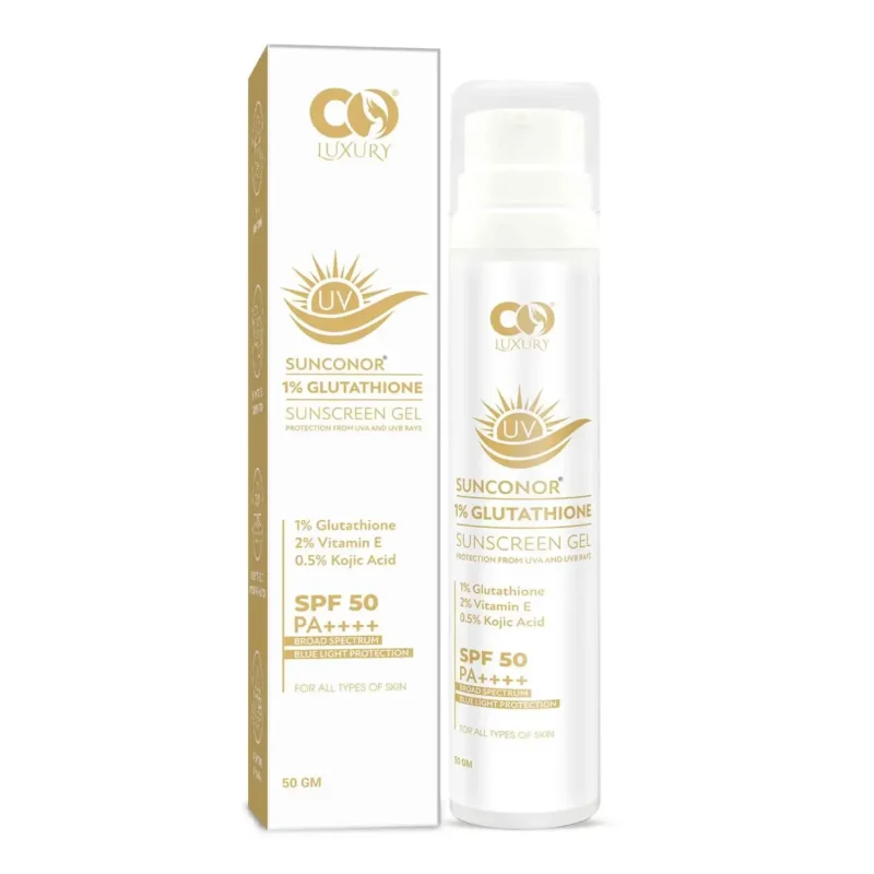 Co Luxury 1% Glutathione Sunscreen SPF 50 PA++++| Skin Brightening| Anti Ageing| Reduce PIgmentation - Image 2