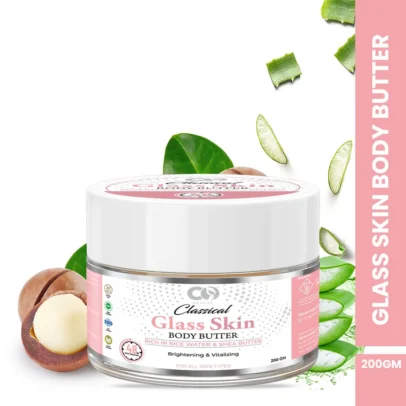 CO Beauty Glass Skin Rice Water & Shea Body Butter | 48Hrs Moisturisation to Skin  (200 g)
