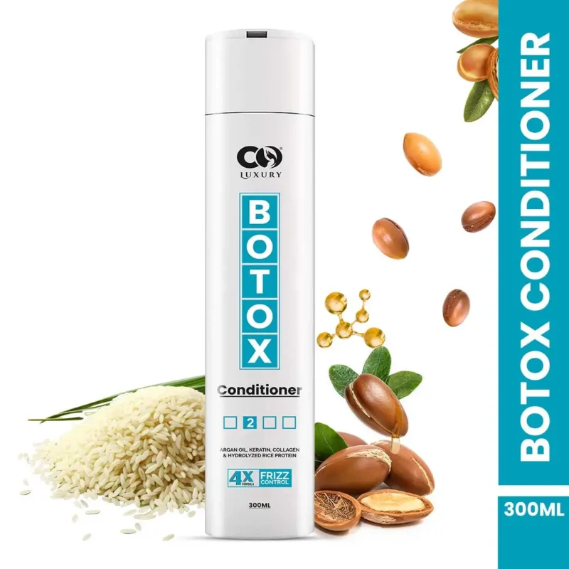 CO Luxury Botox Conditioner | 4x Formula For Hair Frizz Control | Nourish & Shine (300 ml) - Image 2