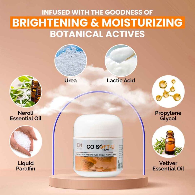 Co Soft U Non Greasy Cream With Lactic Acid & Liquid Paraffin-For Oily Skin - Image 3