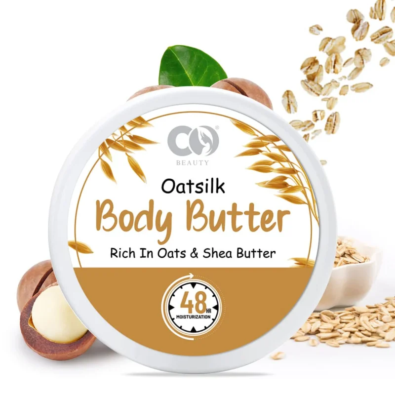 CO Beauty Oats & Shea Body Butter | 48Hrs Moisturisation | Deep Nourishment to Skin  (200 g) - Image 2