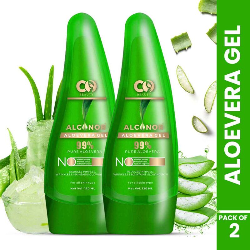 Co Beauty Alconor Natural Aloevera Gel With Glycerine ( 99% Aloevera) - Image 2