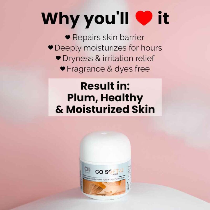 Co Soft U Non Greasy Cream With Lactic Acid & Liquid Paraffin-For Oily Skin - Image 4