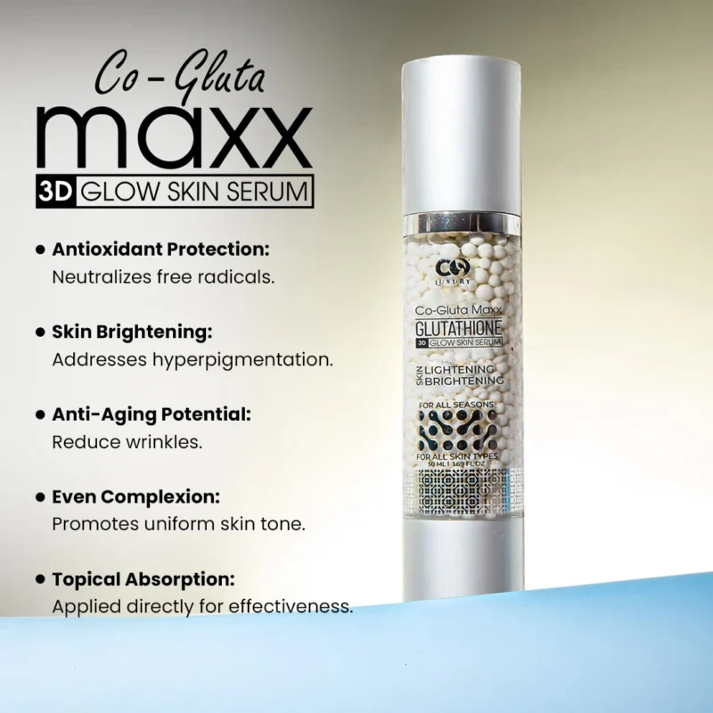 Co-Luxury Gluta Maxx Vitamin E And B5 Face Serum ( Micro-encapsulated Spheres) - Image 4