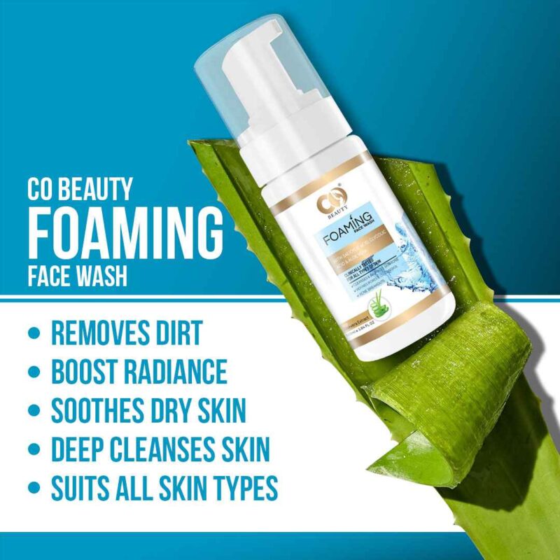 Co Beauty Foaming Face Wash With Salicylic & Glycolic Acid - Image 5