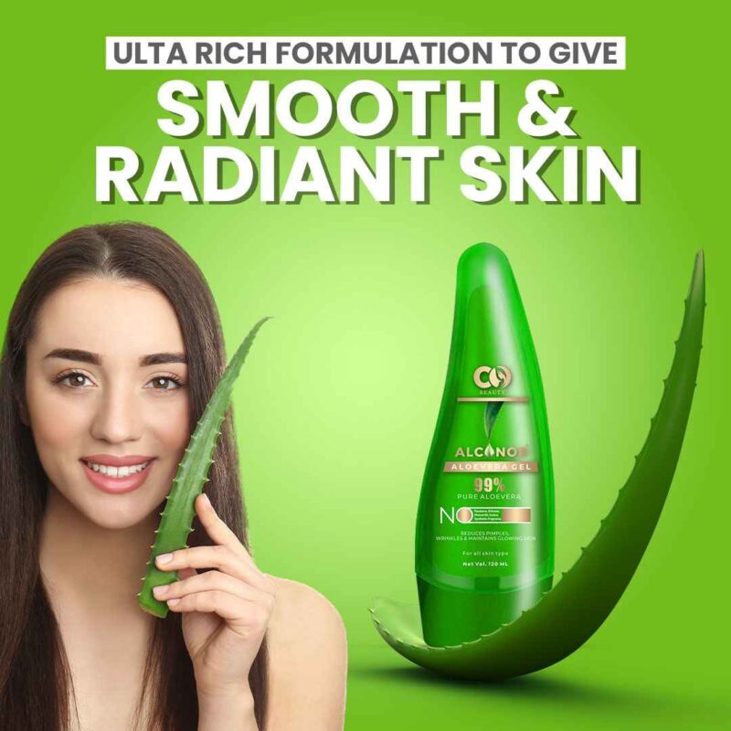 Co Beauty Alconor Natural Aloevera Gel With Glycerine ( 99% Aloevera) - Image 3