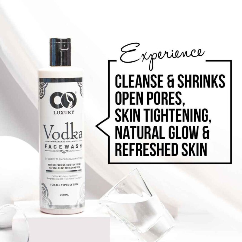 Co-Luxury Vodka Face Wash With Powerful Essential Oils - Image 4