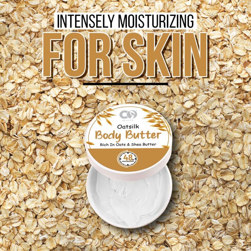 CO Beauty Oats & Shea Body Butter | 48Hrs Moisturisation | Deep Nourishment to Skin  (200 g) - Image 4