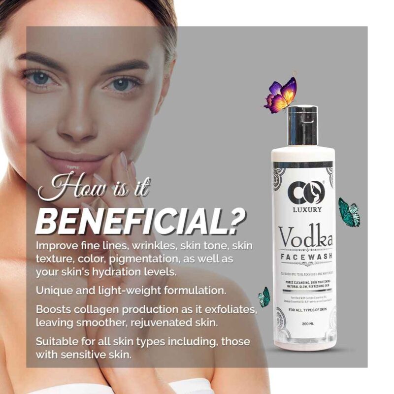 Co-Luxury Vodka Face Wash With Powerful Essential Oils - Image 5