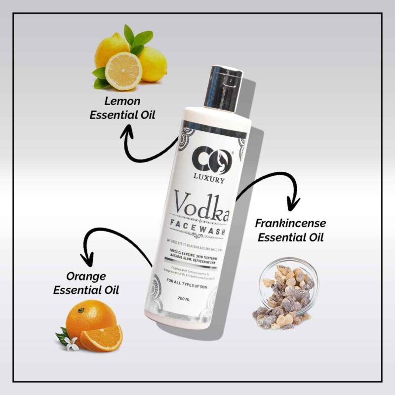 Co-Luxury Vodka Face Wash With Powerful Essential Oils - Image 6