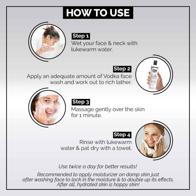 Co-Luxury Vodka Face Wash With Powerful Essential Oils - Image 7