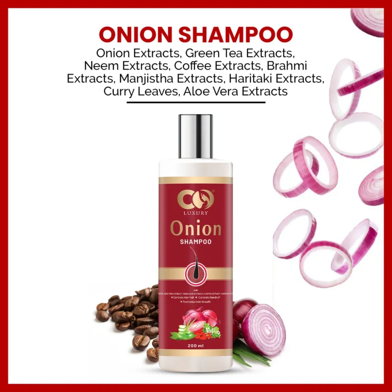Co-Luxury Black Seed Onion Shampoo-Parabens And Sulphate Free( For all Hair Types) - Image 2