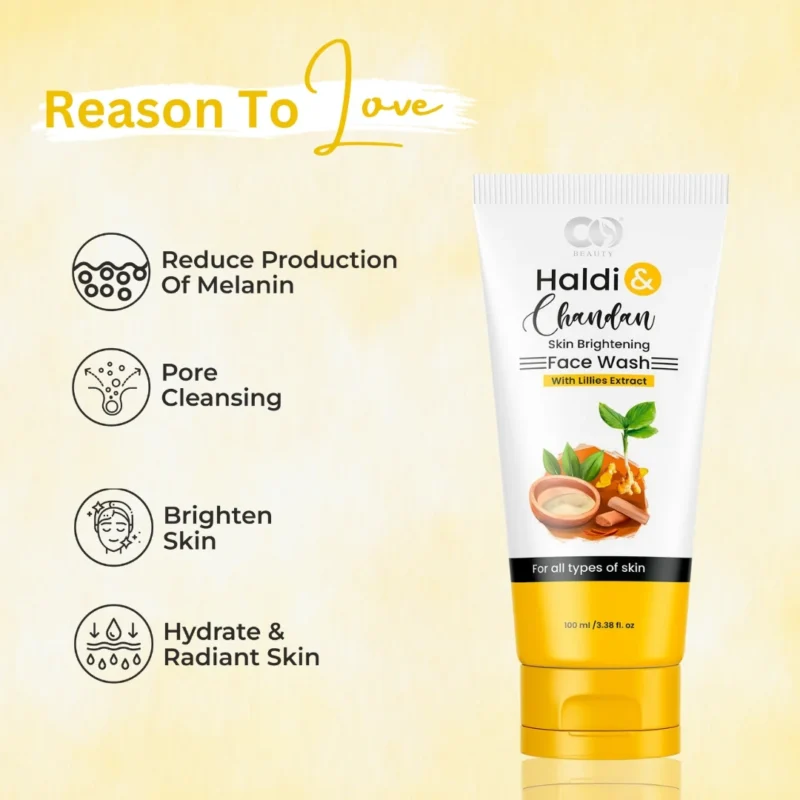 CO Beauty Haldi Chandan Facewash - Image 2