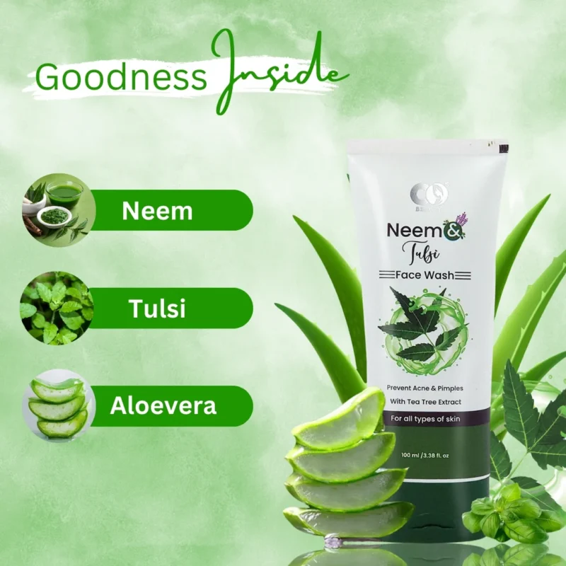 CO Beauty Neem Tulsi Facewash - Image 3