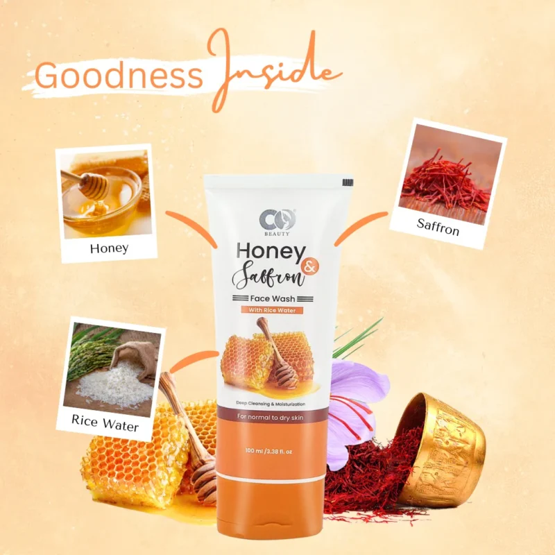 CO Beauty Honey Saffron Facewash - Image 3