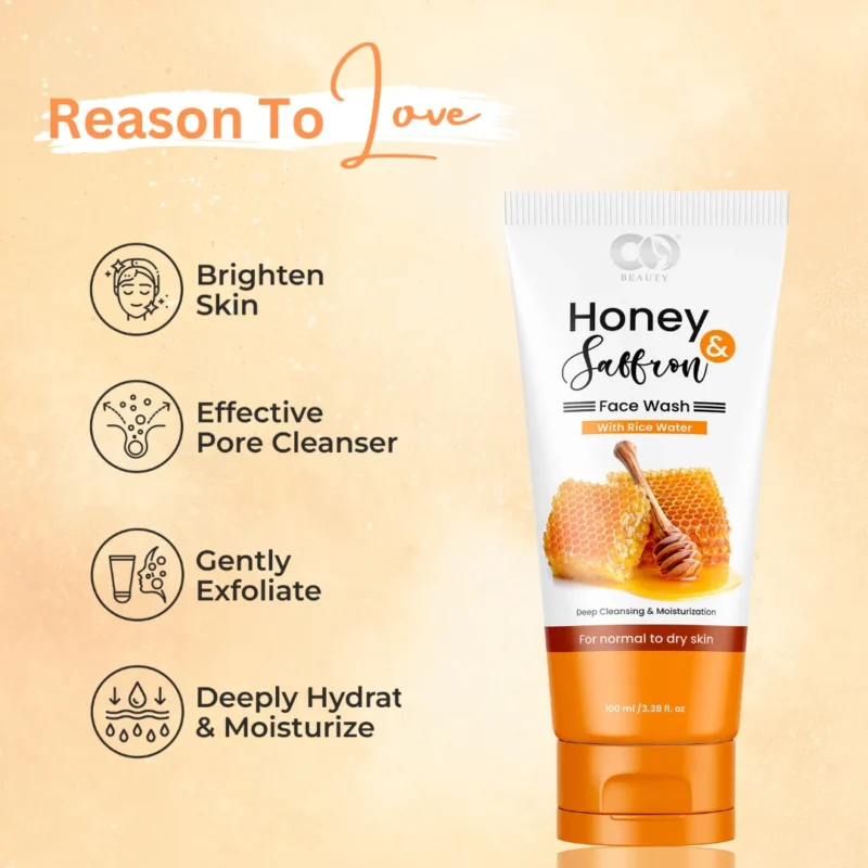 CO Beauty Honey Saffron Facewash - Image 5