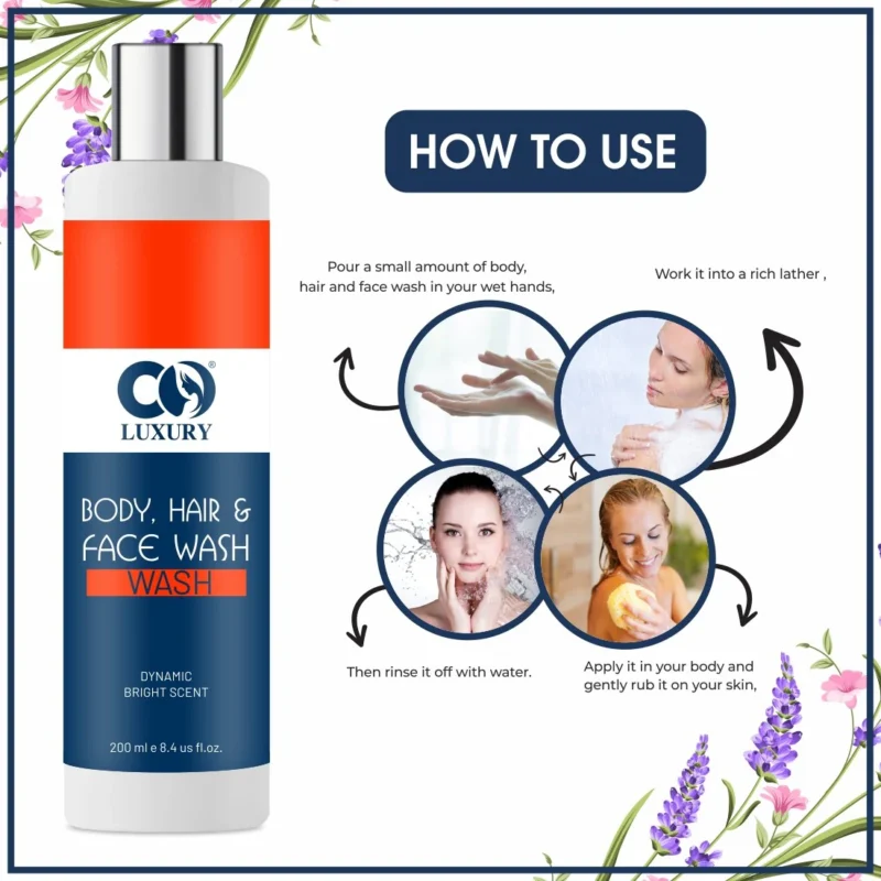 Co-Luxury All-In-1 Body, Hair And Face Wash - Image 3