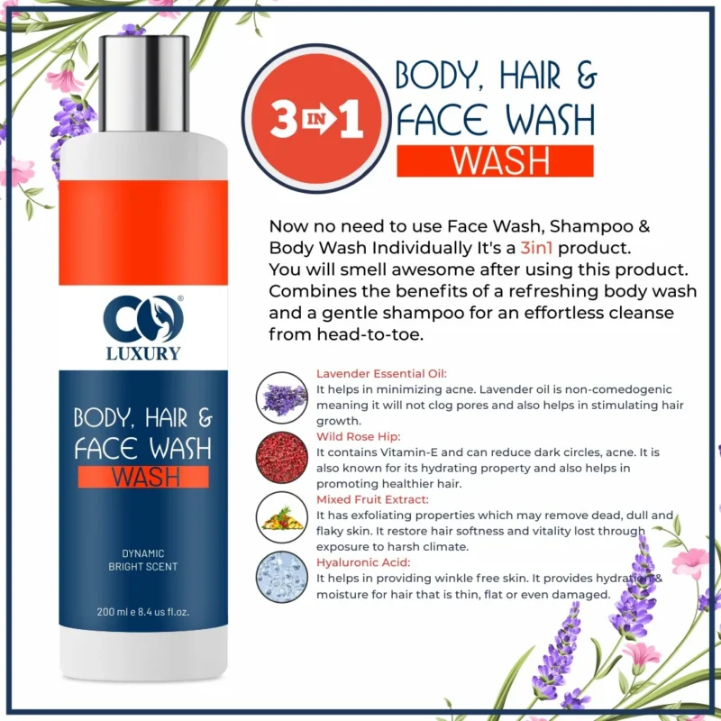 Co-Luxury All-In-1 Body, Hair And Face Wash - Image 4